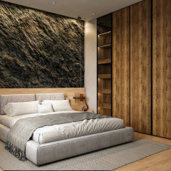 Кровать Fresno 160х200 светло-серого цвета с мягкими подушками и подъемным механизмом