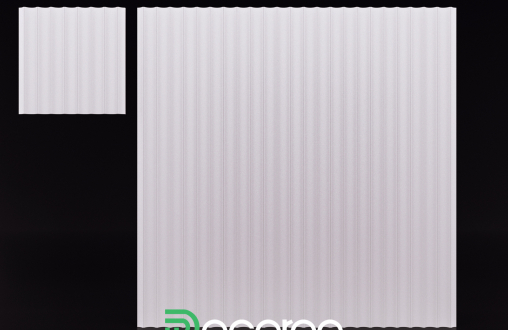 Гипсовая 3д панель «Рейка Фигурная» модель 317