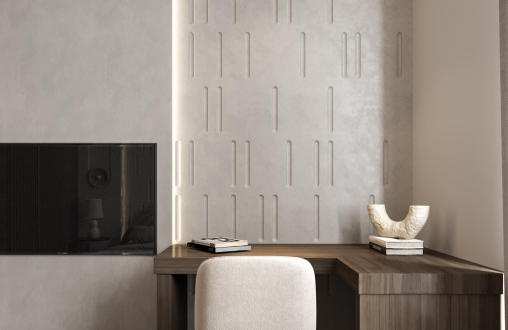 Стеновая гипсовая 3D панель модель 318