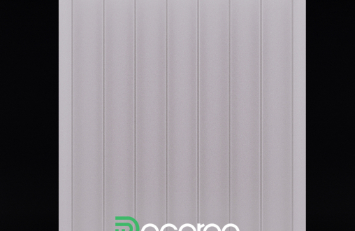 Гипсовая 3д панель «Рейка Фигурная» модель 317