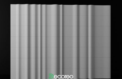 Гипсовая 3D панель «Pulse» модель 324