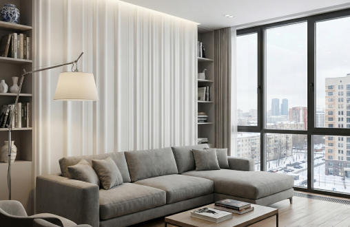 Гипсовая 3D панель «Пульс» модель 324