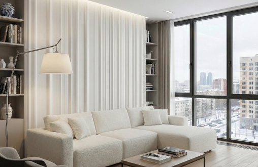 Гипсовая 3D панель «Пульс» модель 324