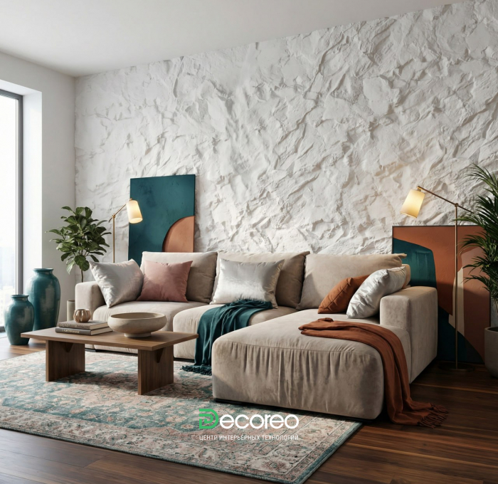 Гипсовая 3д панель «Пиреней» модель 328