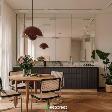 Зеркальная кухня «Инфинити»