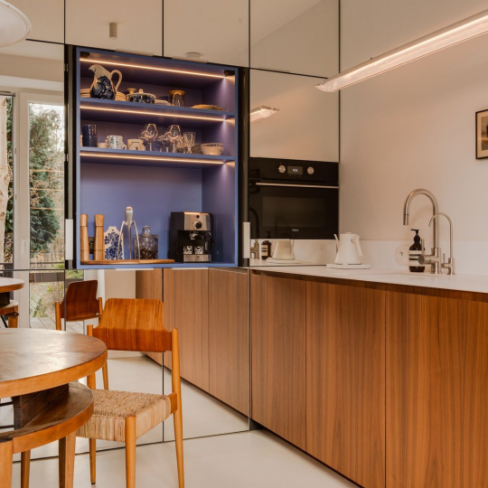 Зеркальная кухня «Инфинити»