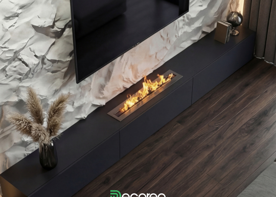 ТВ зона с камином «Fire»