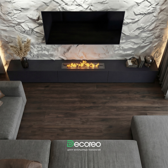 ТВ зона с камином «Fire»