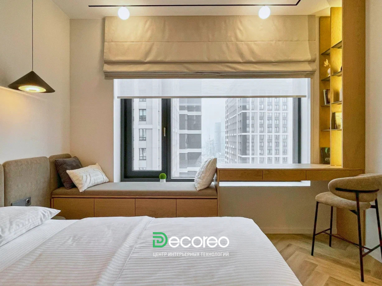 Мебель на заказ в Москве для дизайн-проекта: реализованный интерьер в ЖК Headliener от производства до сборки.