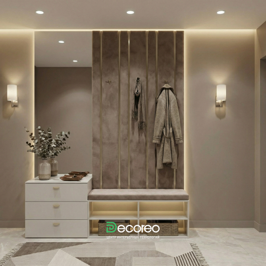 Модульная прихожая с комодом «Сильвия»