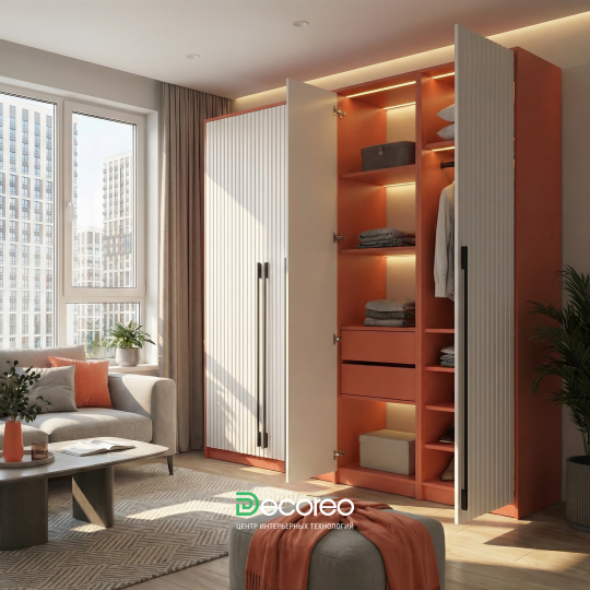 Шкаф модульный с рейками «Равелло»