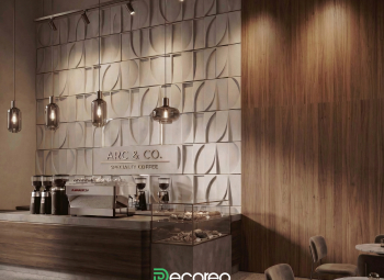 3Д панель из гипса Велум модель 330