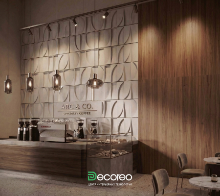 3Д панель из гипса Велум модель 330