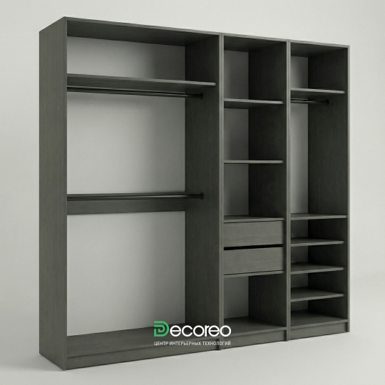 Шкаф модульный с фрезеровкой «Портофино»