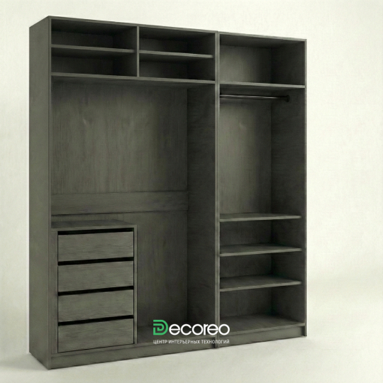 Шкаф модульный с фрезеровкой «Портофино»