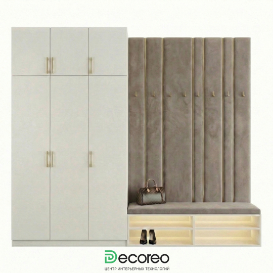 Модульная прихожая со шкафом «Брайда»