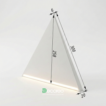 Световая 3д панель из гипса «Рэй» модель 331