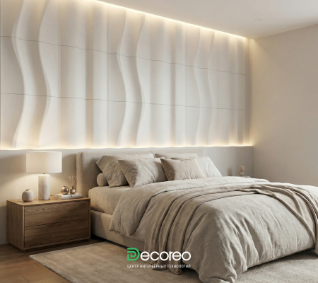 Гипсовые 3д панели «Ритмо»