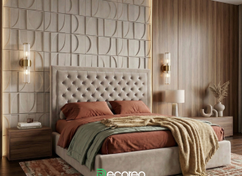 Кровать Сиена с каретной стяжкой