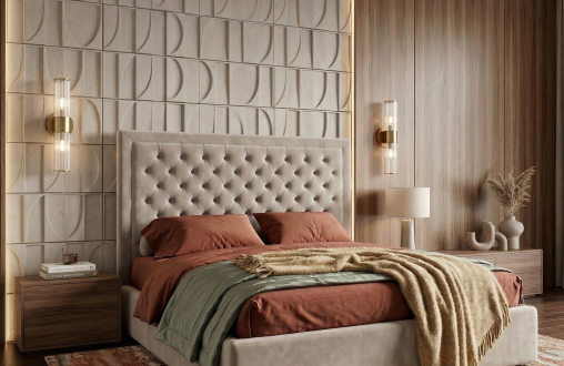 3Д панель из гипса Велум модель 330