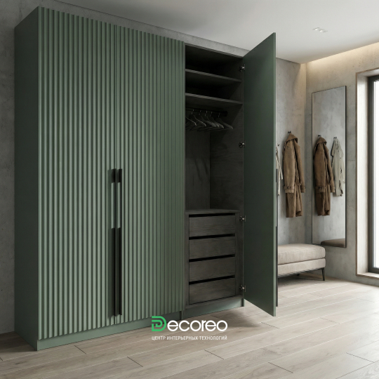 Шкаф модульный с рейками «Равелло»