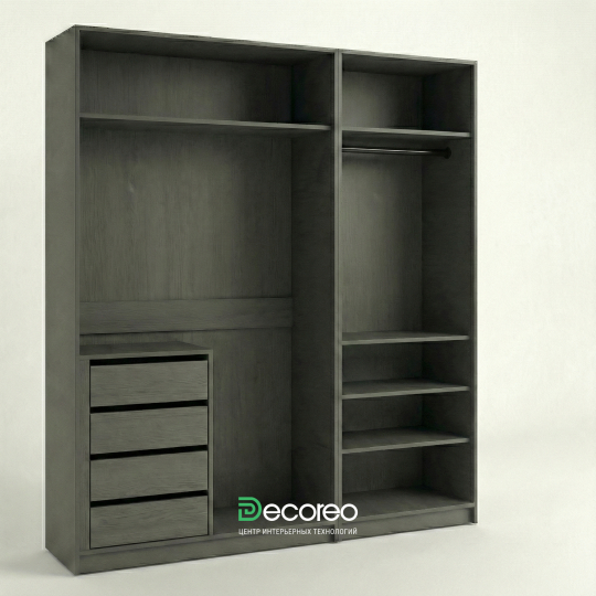 Шкаф модульный с фрезеровкой «Портофино»