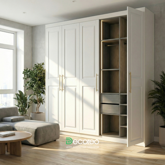 Шкаф модульный с фрезеровкой «Портофино»