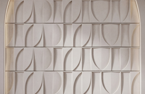 3Д панель из гипса Велум модель 330