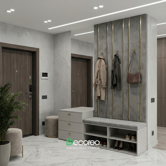 Модульная прихожая с комодом «Сильвия»