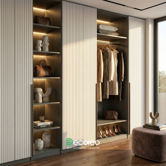 Шкаф модульный с рейками «Равелло»