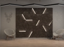 3Д панель из гипса модель 331