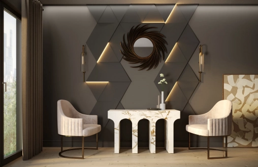 3Д панель из гипса модель 331