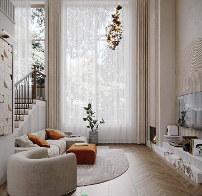 3Д панель из гипса Велум модель 330