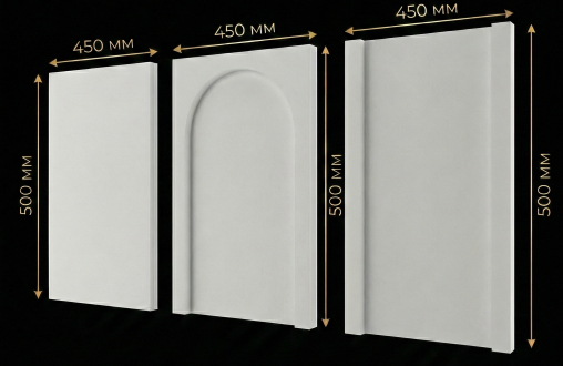 Гипсовая 3д панель «Опера» модель 336