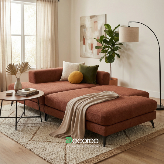 Диван «Эриче» со спальным местом на ножках