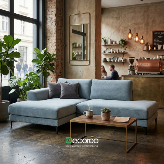 Диван «Эриче» со спальным местом на ножках