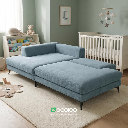 Диван «Эриче» со спальным местом на ножках