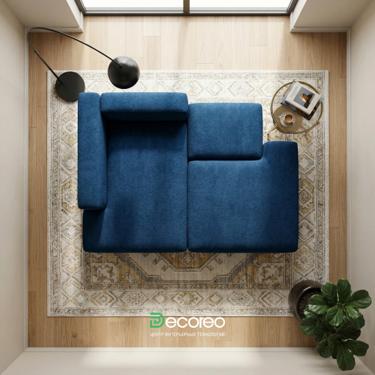 Диван «Эриче» со спальным местом на ножках