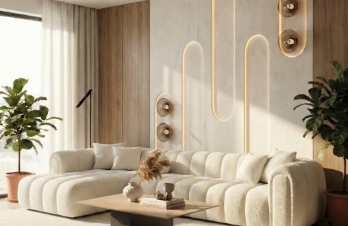 Гипсовая 3д панель «Опера» модель 336