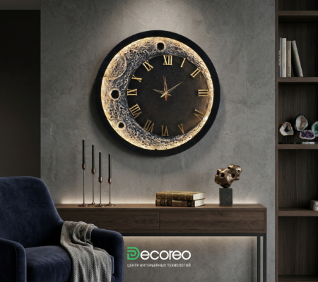 Часы из гипса «Люмэ»