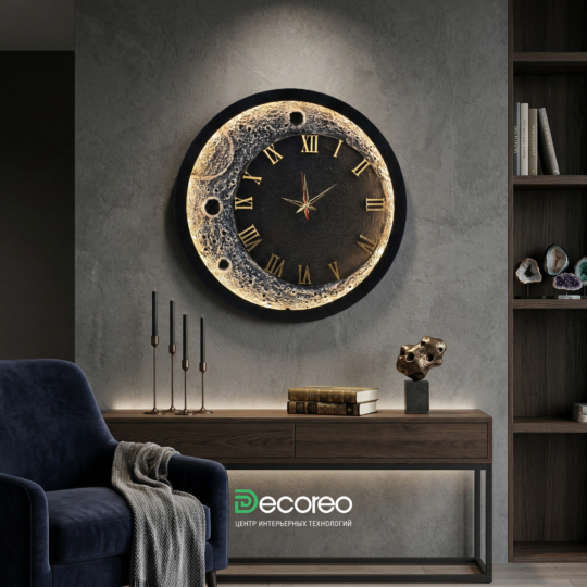 Часы из гипса «Люмэ»