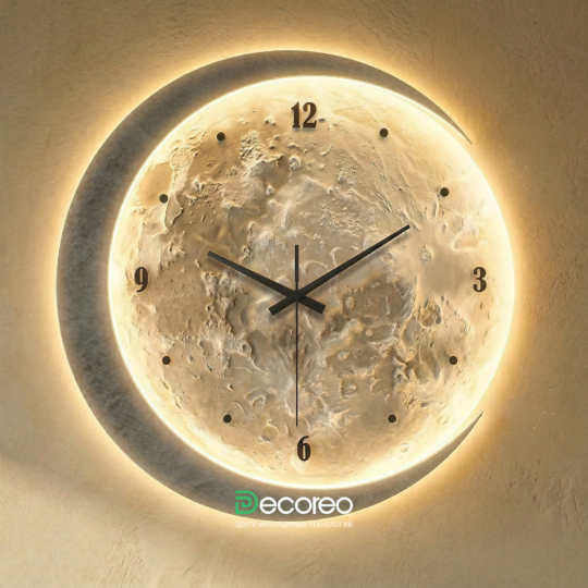 Часы настенные «Ноттэ» из гипса