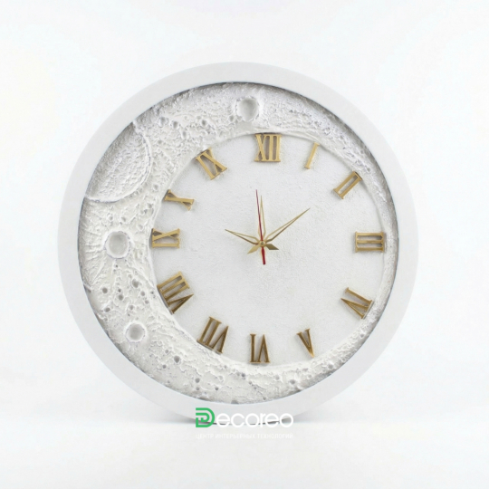 Часы из гипса «Люмэ»