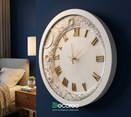 Часы из гипса «Люмэ»