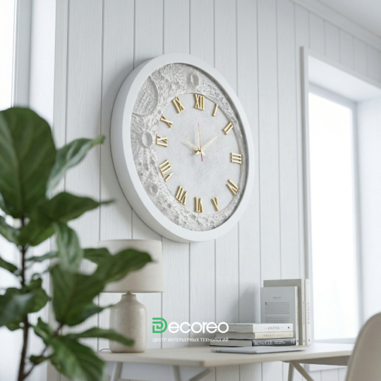 Часы из гипса «Люмэ»