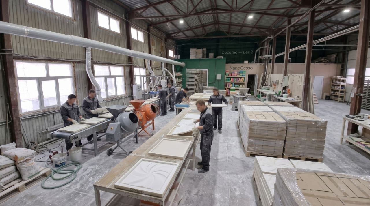 Собственное производство 3D панелей